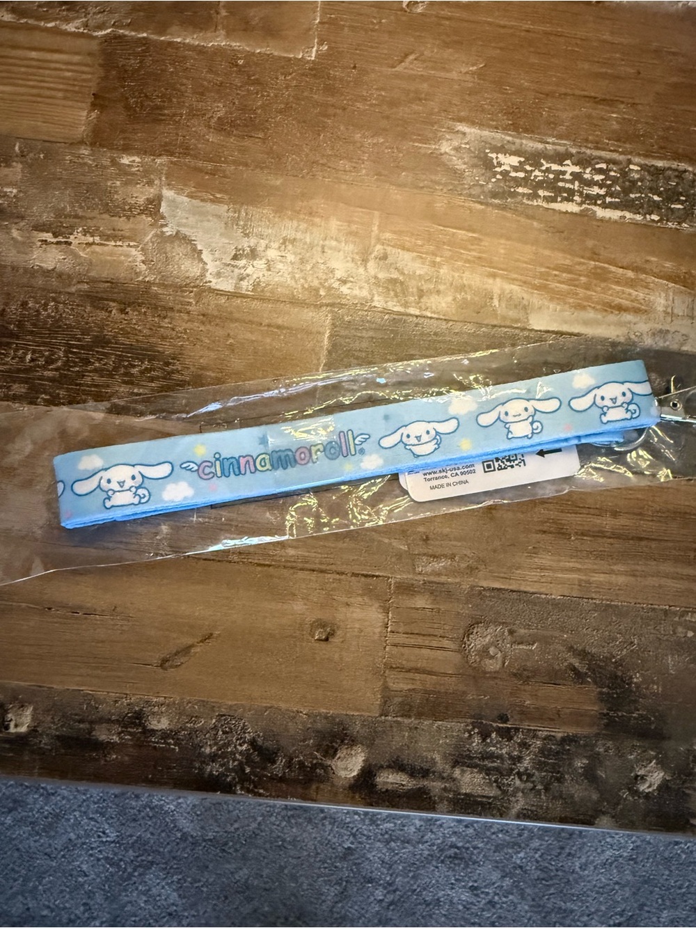 Sanrio Cinnamoroll Light Blue Character lanyard